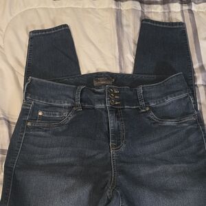 Torrid Dark Blue Skinny Jeans